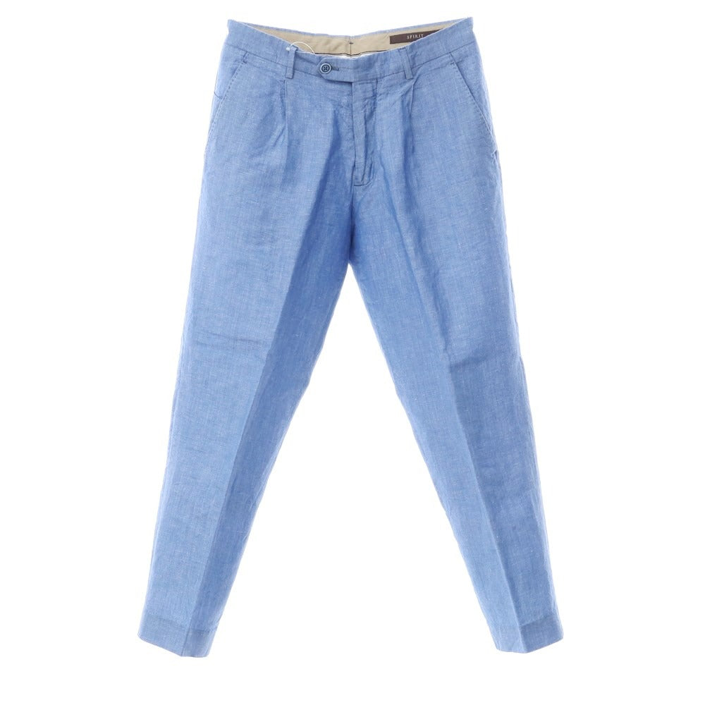 [Used] BERWICH Wool Linen Casual Slacks Pants Blue [44] [Condition Rank C] [Men&