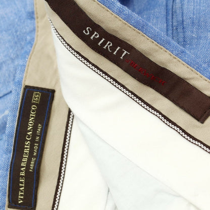 [Used] BERWICH Wool Linen Casual Slacks Pants Blue [44] [Condition Rank C] [Men&