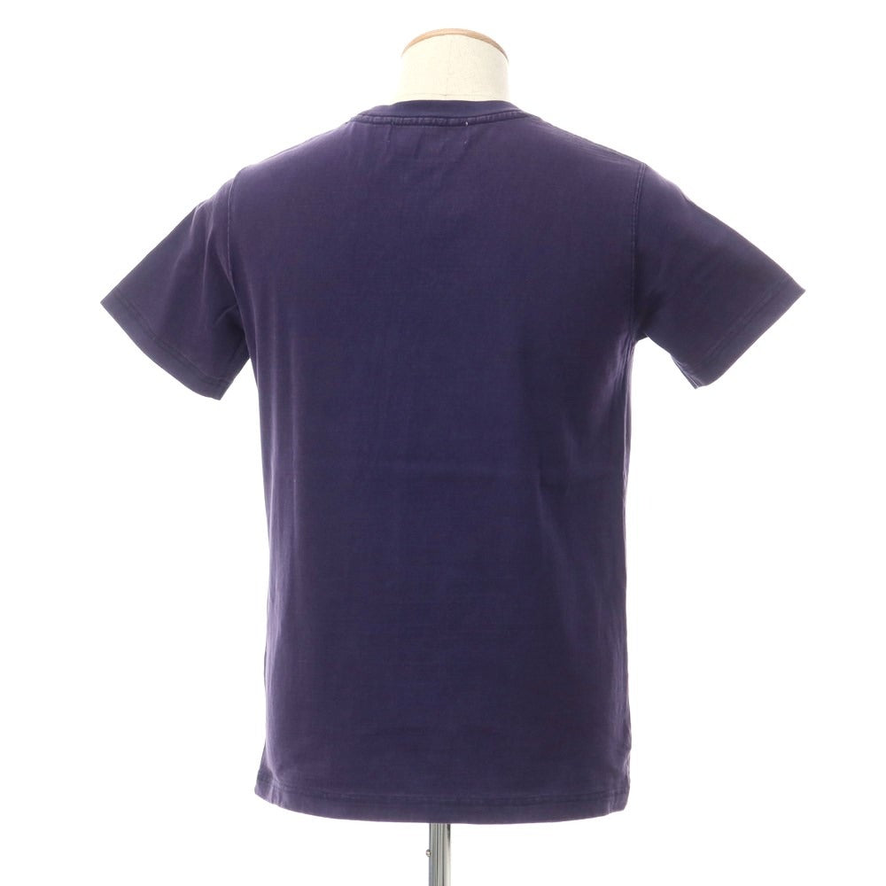 [Used] REMI RELIEF Slub Cotton Pocket Short Sleeve T-Shirt Purple Navy [S] [Condition Rank B] [Men&