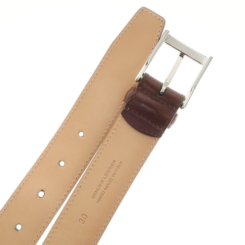 [Used] Crockett &amp;amp; Jones CROCKETT &amp;amp; JONES Leather Belt Brown [Size 30] [BRW] [S/S/A/W] [Condition Rank B] ​​[Men&