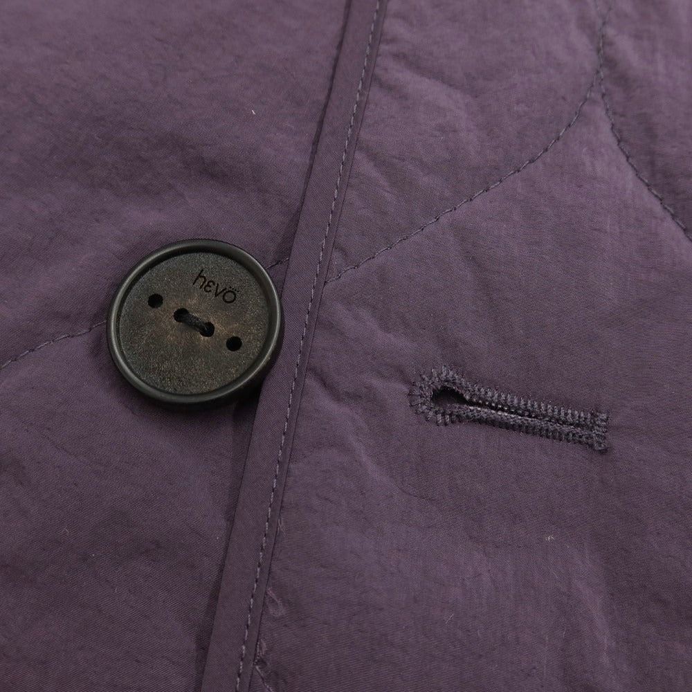 [Used] Hevo Nylon Quilted Blouson Purple [Size 50] [PUP] [A/W] [Condition Rank B] ​​[Men&