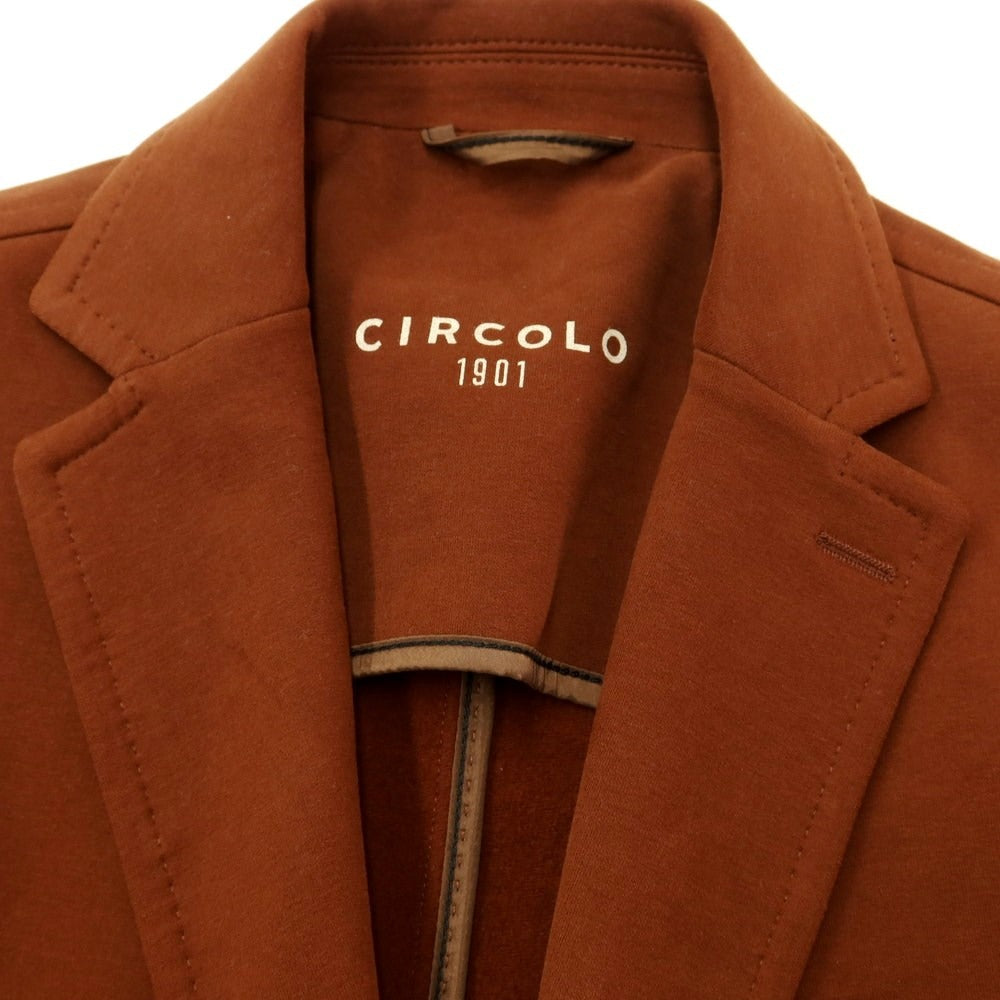 [Used] CIRCOLO 1901 Cotton Stretch 2B Casual Jacket Light Brown [Size 50] [BRW] [A/W] [Condition Rank B] ​​[Men&