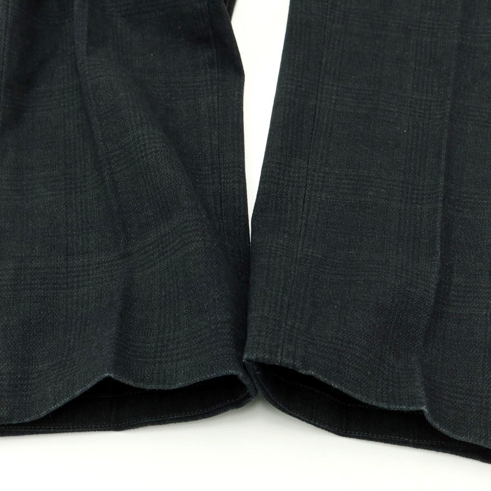 [Used] INCOTEX Cotton Polyester Check Casual Slacks Pants Green [Size 44] [GRN] [S/S/A/W] [Condition Rank B] ​​[Men&