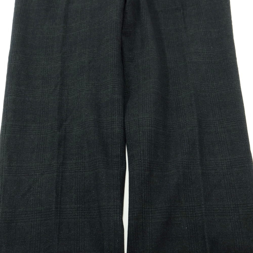 [Used] INCOTEX Cotton Polyester Check Casual Slacks Pants Green [Size 44] [GRN] [S/S/A/W] [Condition Rank B] ​​[Men&