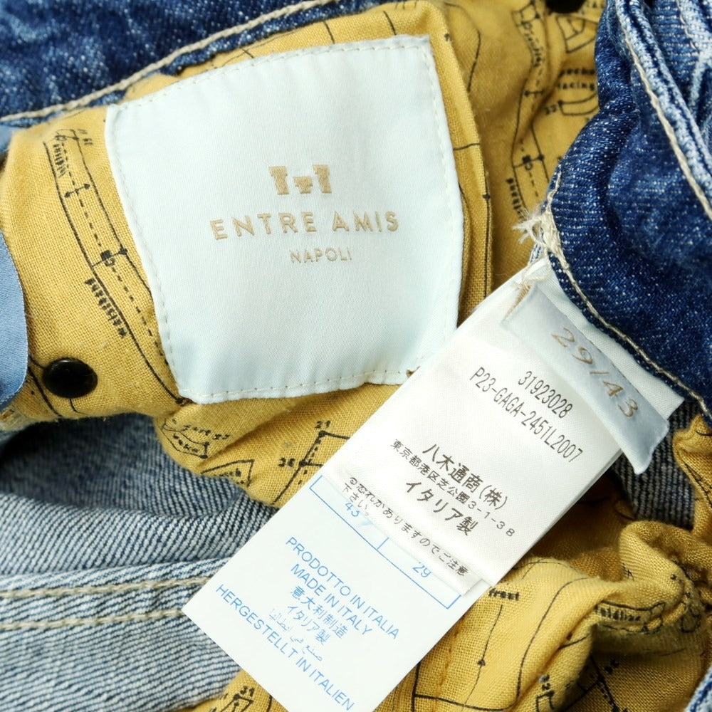 [Used] ENTRE AMIS Used denim pants jeans blue [Size 29] [BLU] [S/S/A/W] [Condition rank C] [Men&