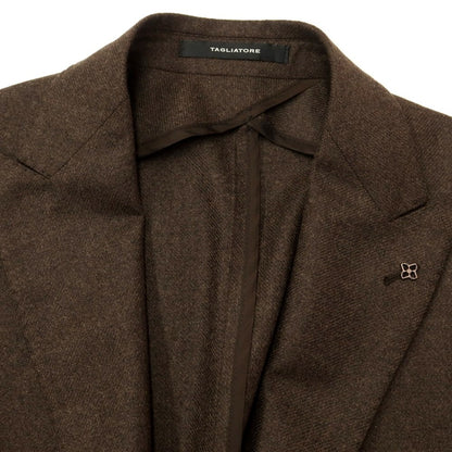 [Used] TAGLIATORE wool cashmere 2B tailored jacket, brown [size 48] [BRW] [A/W] [Condition rank A] [Men&
