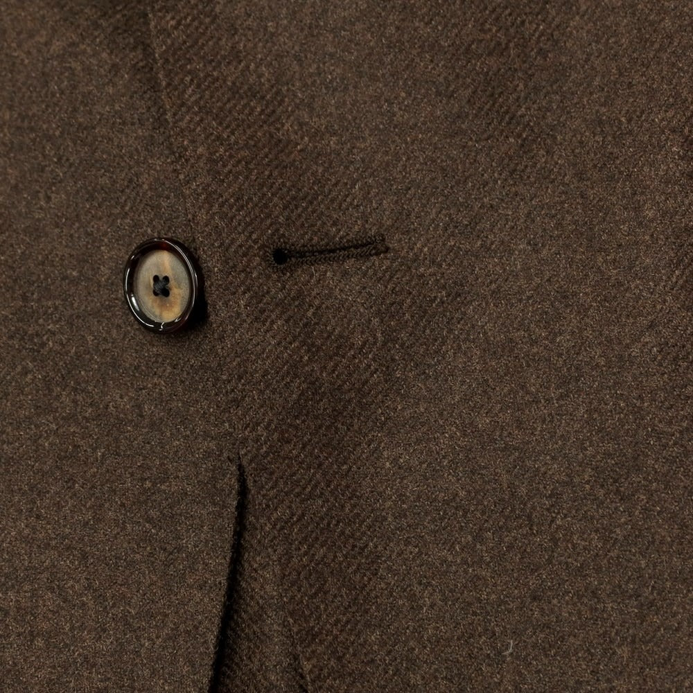 [Used] TAGLIATORE wool cashmere 2B tailored jacket, brown [size 48] [BRW] [A/W] [Condition rank A] [Men&