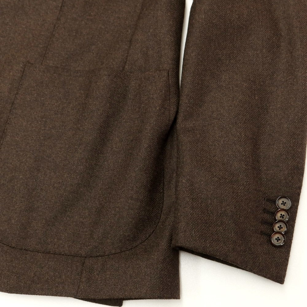 [Used] TAGLIATORE wool cashmere 2B tailored jacket, brown [size 48] [BRW] [A/W] [Condition rank A] [Men&