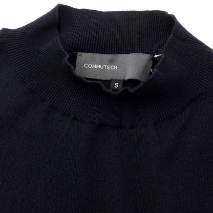 [Used] THE SUIT COMPANY High Gauge Acrylic Cotton High Neck Knit Navy [S] [Condition Rank B] [Men&