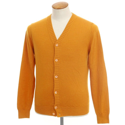 [Used] CRUCIANI high gauge wool knit cardigan, orange [size 46] [ORG] [A/W] [Condition rank B] ​​[Men&