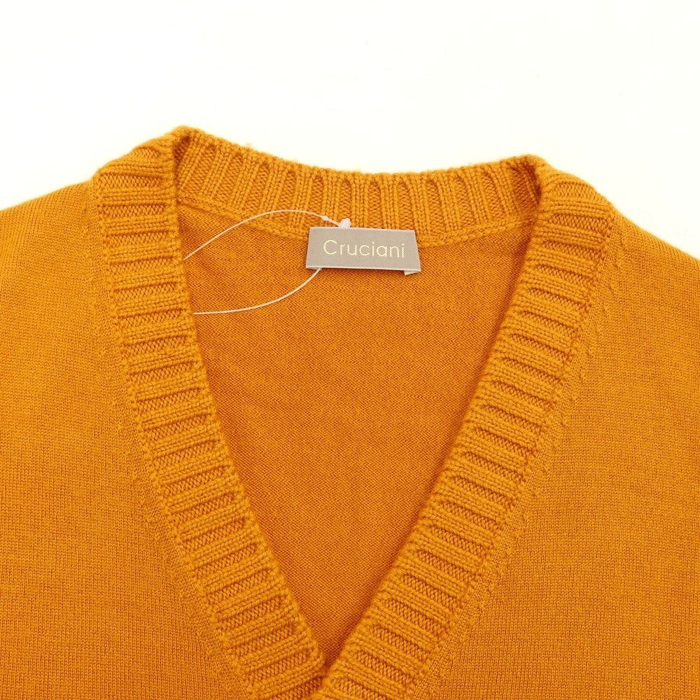 [Used] CRUCIANI high gauge wool knit cardigan, orange [size 46] [ORG] [A/W] [Condition rank B] ​​[Men&