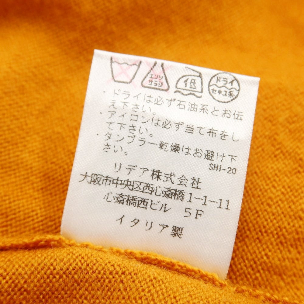 [Used] CRUCIANI high gauge wool knit cardigan, orange [size 46] [ORG] [A/W] [Condition rank B] ​​[Men&