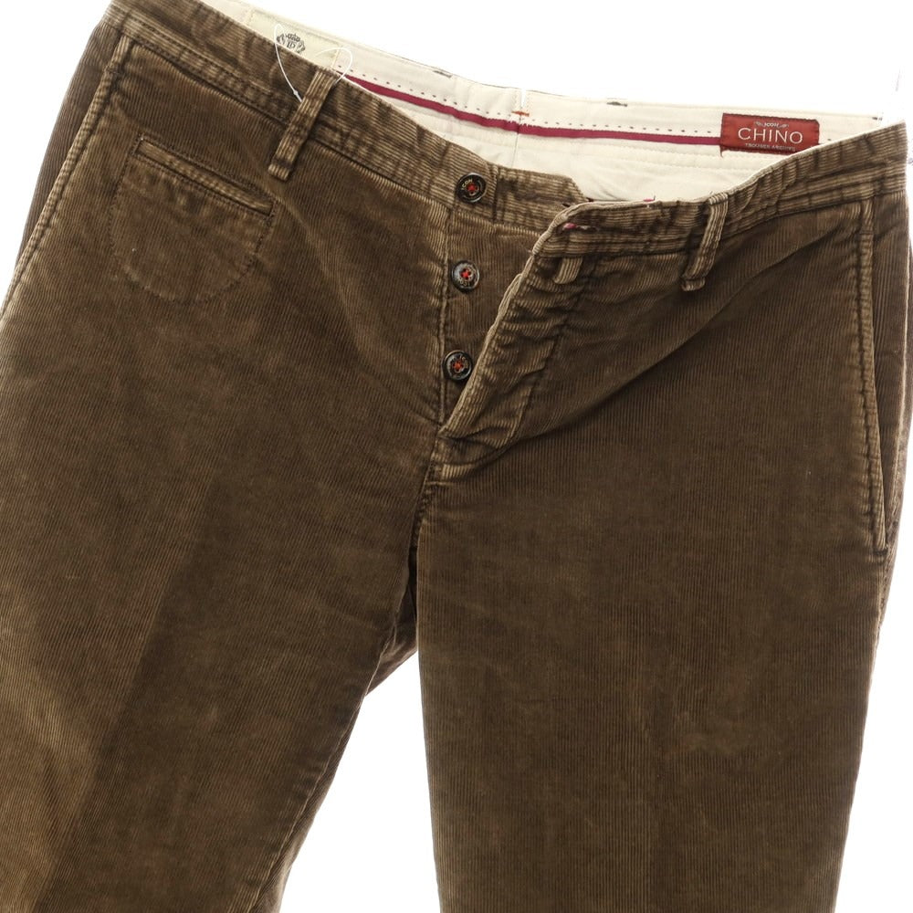 [Used] Icon Cotton Corduroy Slacks Pants Brown [Size 46] [BRW] [A/W] [Condition Rank B] ​​[Men&