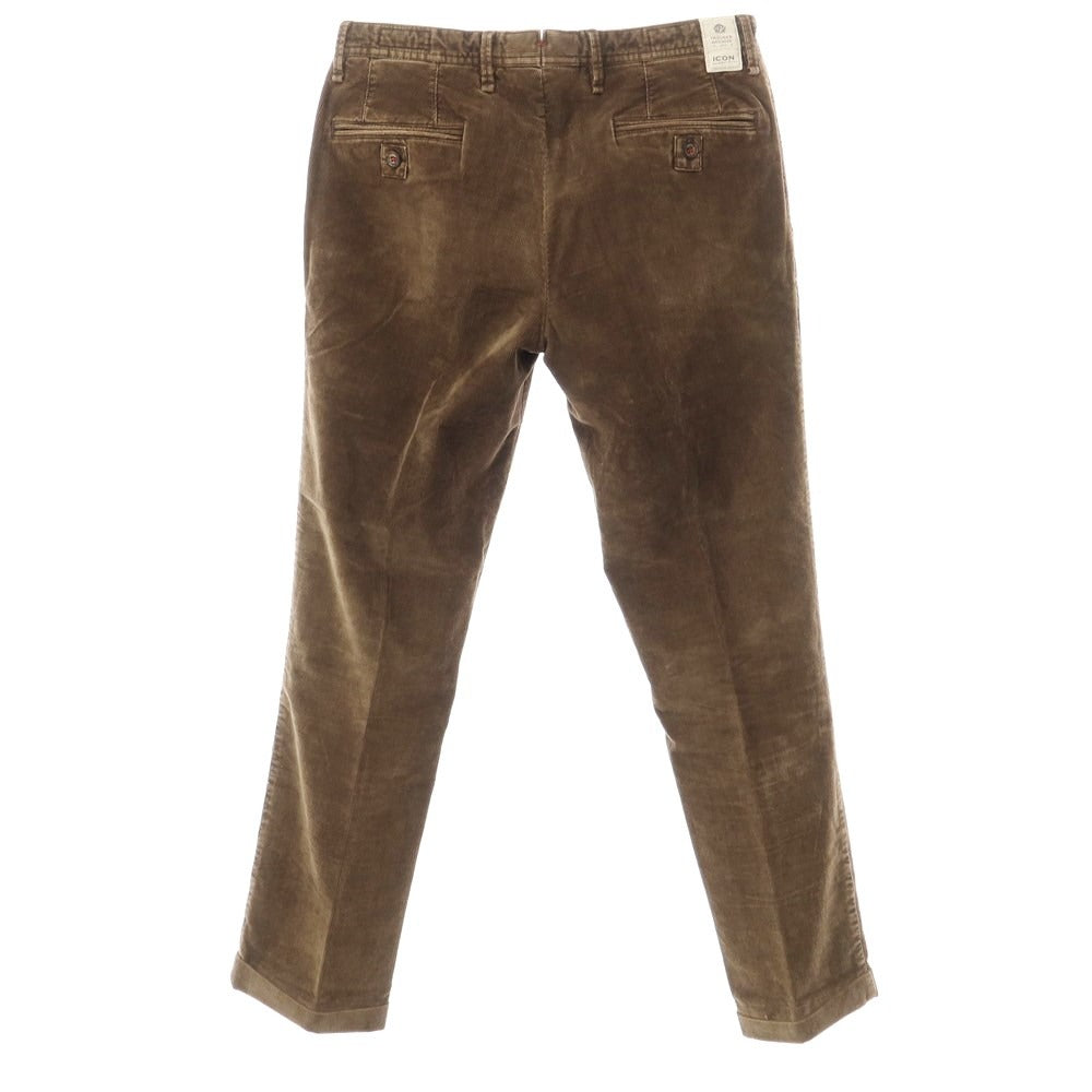 [Used] Icon Cotton Corduroy Slacks Pants Brown [Size 46] [BRW] [A/W] [Condition Rank B] ​​[Men&