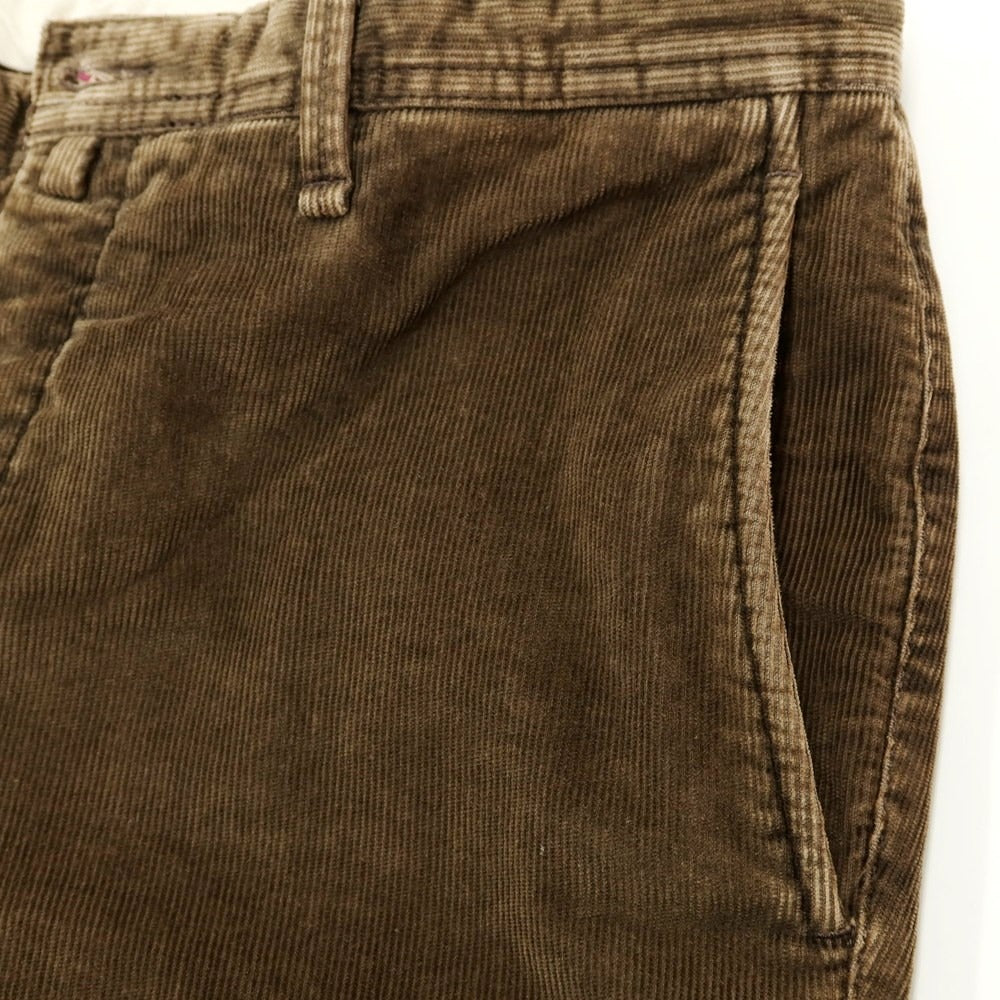 [Used] Icon Cotton Corduroy Slacks Pants Brown [Size 46] [BRW] [A/W] [Condition Rank B] ​​[Men&