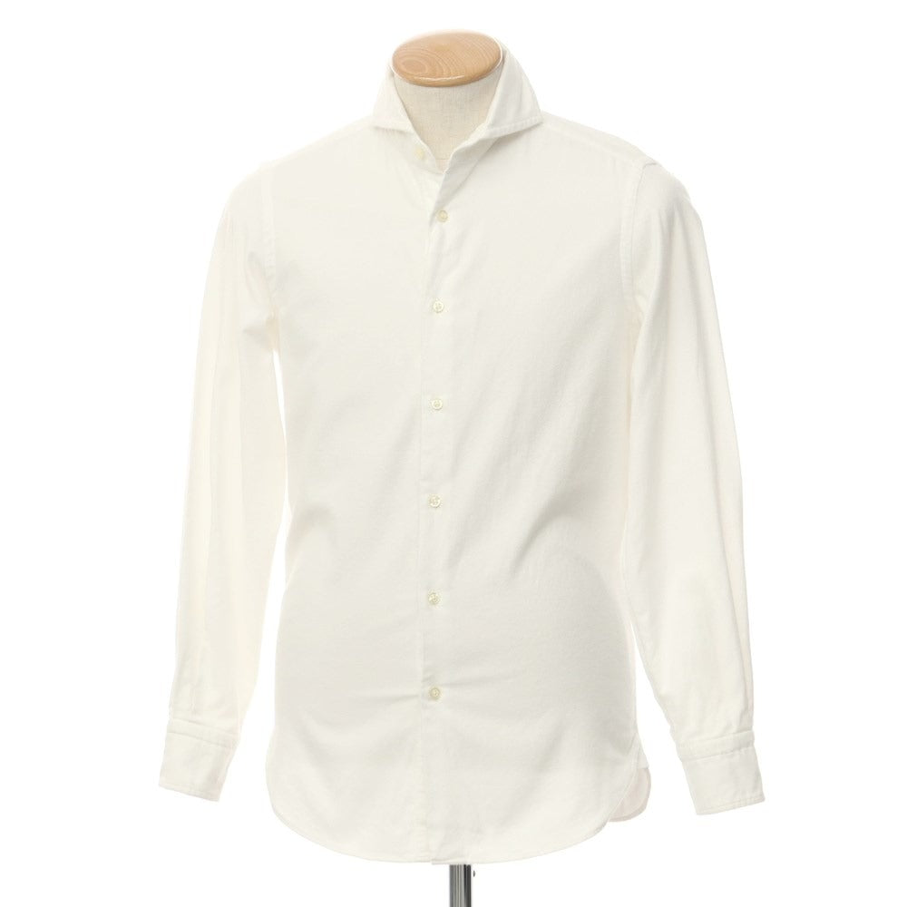 [Used] GUY ROVER Cotton Horizontal Collar Casual Shirt White [Size XS] [WHT] [A/W] [Condition Rank C] [Men&