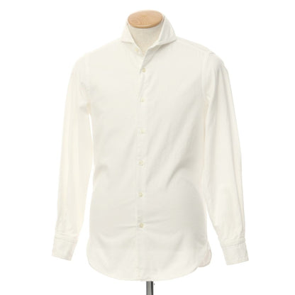 [Used] GUY ROVER Cotton Horizontal Collar Casual Shirt White [Size XS] [WHT] [A/W] [Condition Rank C] [Men&