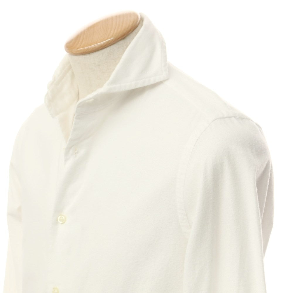 [Used] GUY ROVER Cotton Horizontal Collar Casual Shirt White [Size XS] [WHT] [A/W] [Condition Rank C] [Men&