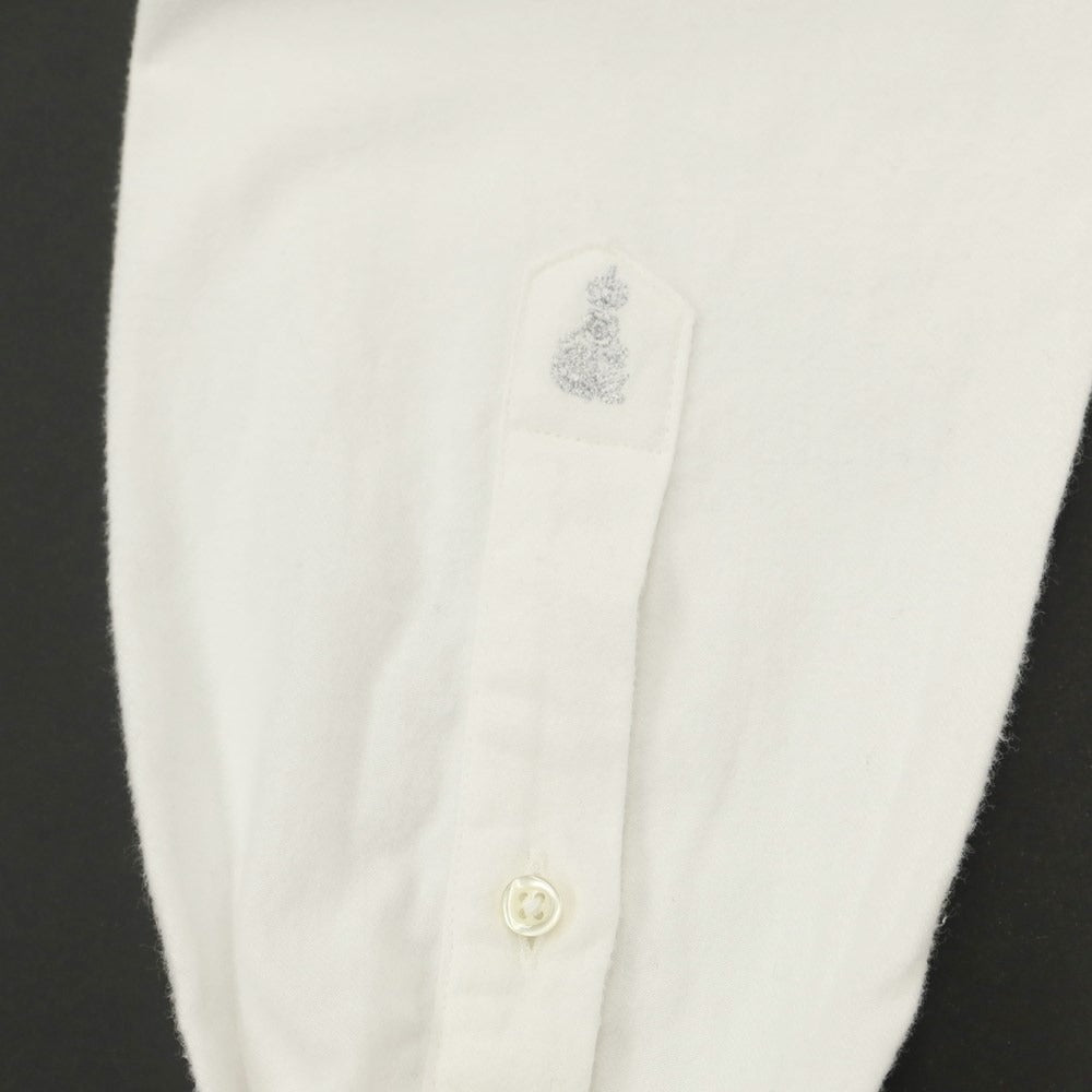 ギローバー GUY ROVER コットン ホリゾンタルカラー カジュアルシャツ ホワイト【サイズXS】【メンズ】