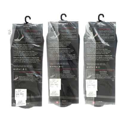 [Used] [Unused] FALKE shoe-in socks, set of 6 pairs, black x grey [Size (black, brown, white) 43-44 (grey) 42-43] [BLK] [S/S/A/W] [Condition rank S] [Men&