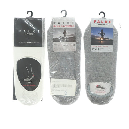 [Used] [Unused] FALKE shoe-in socks, set of 6 pairs, black x grey [Size (black, brown, white) 43-44 (grey) 42-43] [BLK] [S/S/A/W] [Condition rank S] [Men&