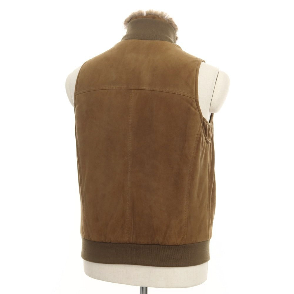 [Used] EMMETI goat suede leather padded vest brown [size 46] [BRW] [A/W] [condition rank C] [men&