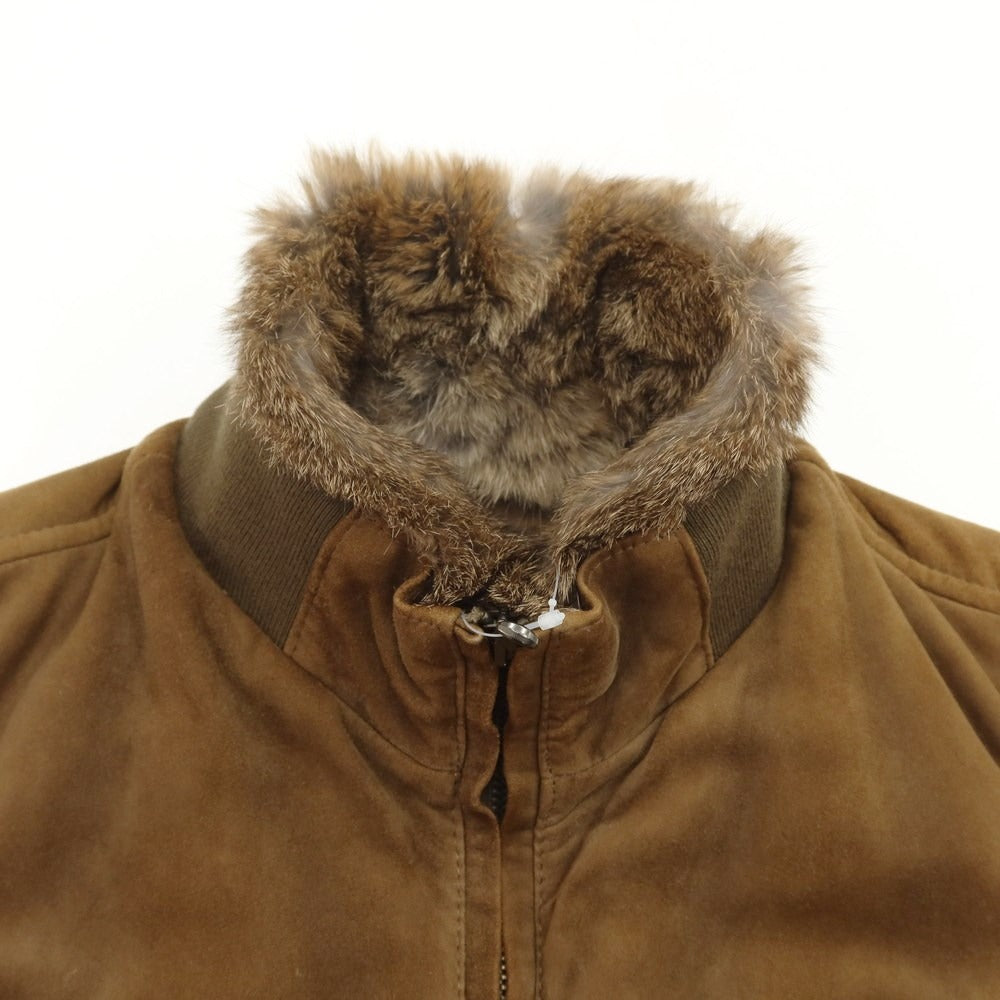 [Used] EMMETI goat suede leather padded vest brown [size 46] [BRW] [A/W] [condition rank C] [men&