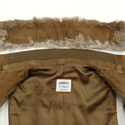 [Used] EMMETI goat suede leather padded vest brown [size 46] [BRW] [A/W] [condition rank C] [men&