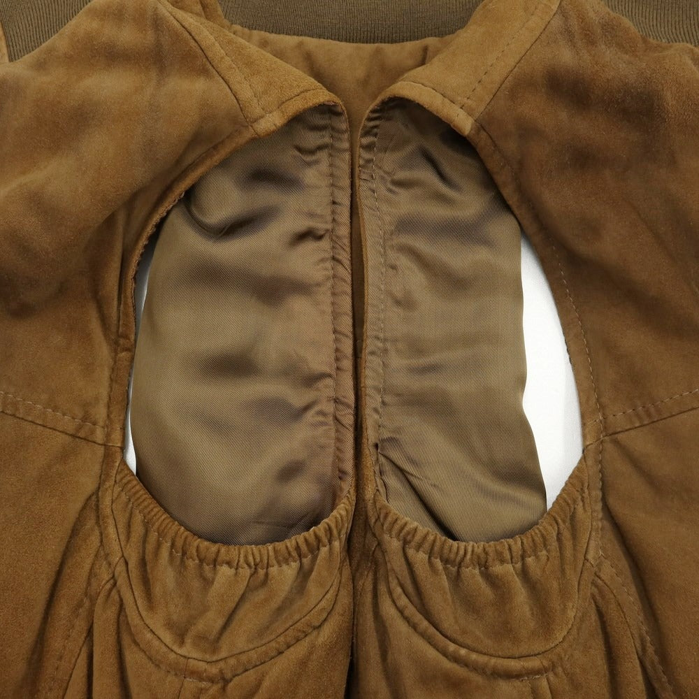 [Used] EMMETI goat suede leather padded vest brown [size 46] [BRW] [A/W] [condition rank C] [men&