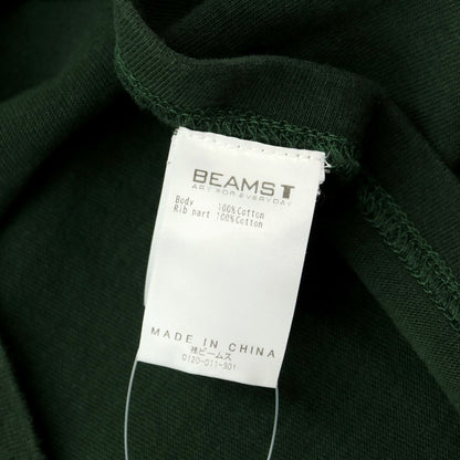 [Used] BEAMS T Cotton Short Sleeve Crew Neck T-Shirt Green [Size M] [GRN] [S/S] [Condition Rank B] [Men&