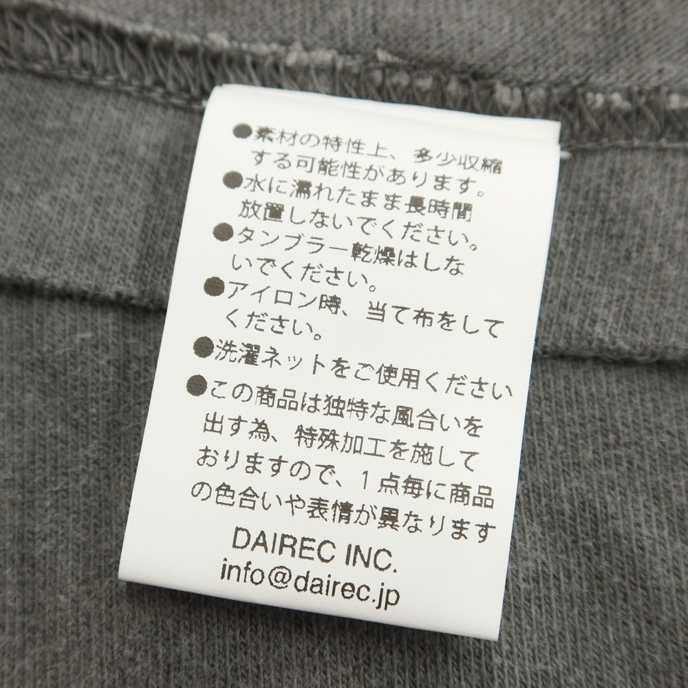[Used] Vaultroom Cotton Short Sleeve Crew Neck T-Shirt Grey [Size XL] [GRY] [S/S] [Condition Rank A] [Unisex] [768886]