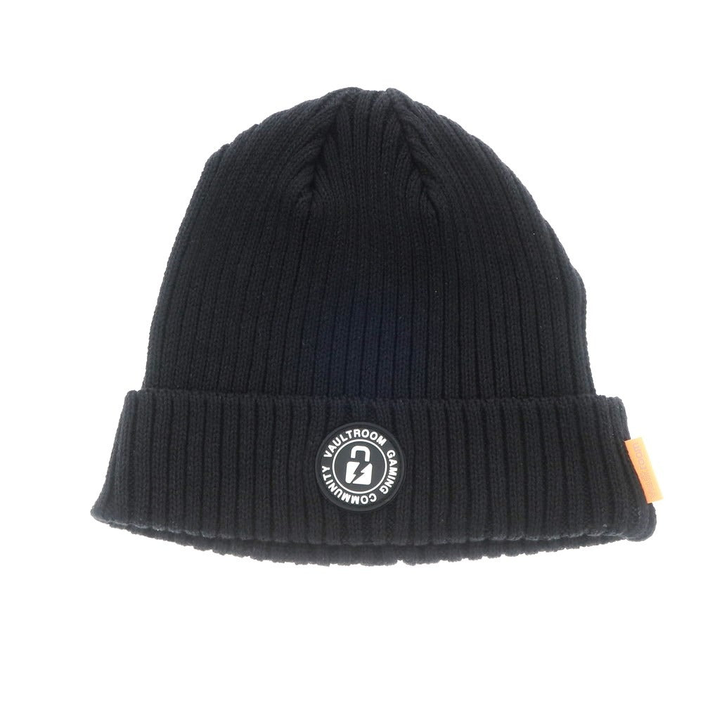[Used] [Unused] Vaultroom Mid Gauge Cotton Knit Cap Black [BLK] [S/S/A/W] [Condition Rank S] [Unisex] [768881]