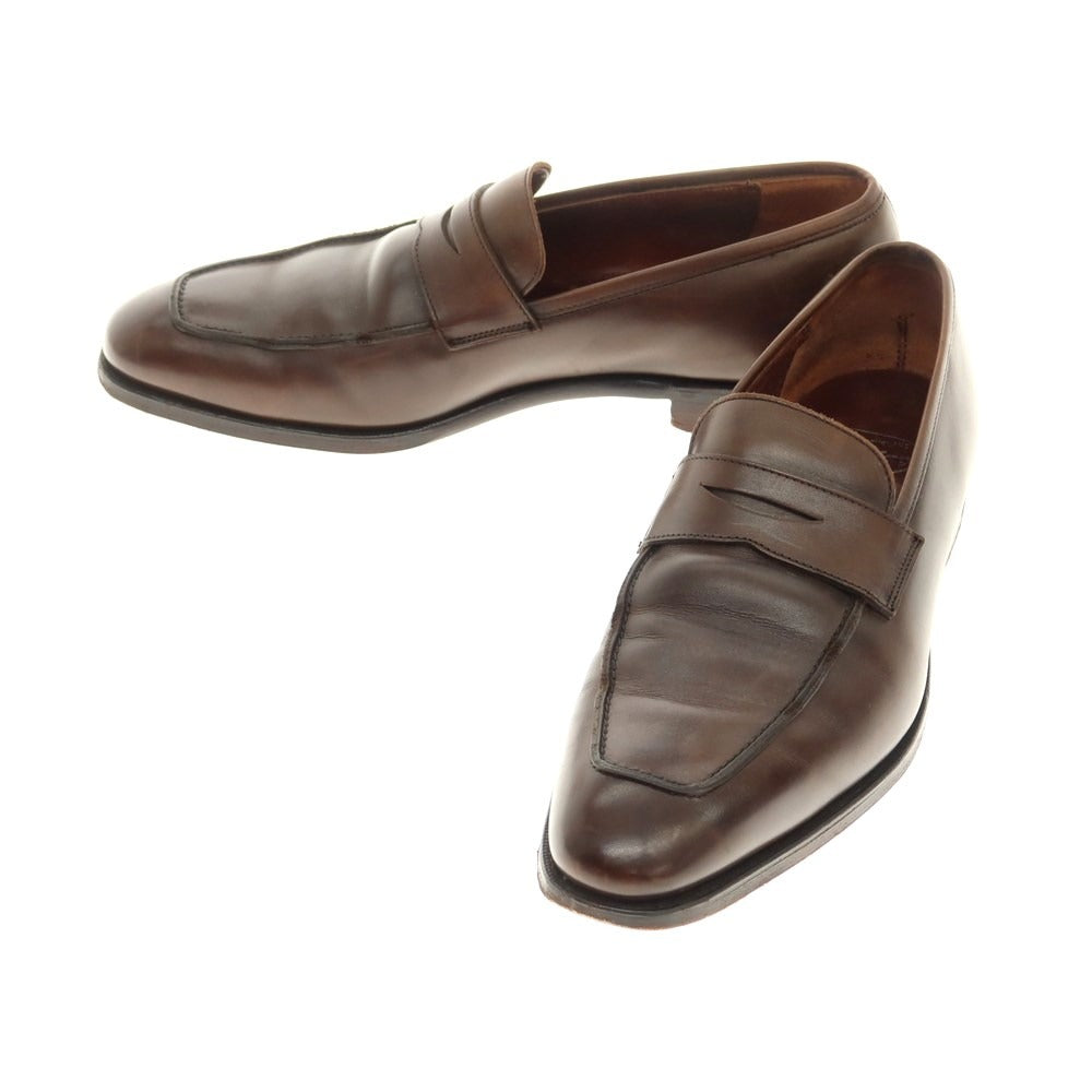 [Used] Crockett &amp;amp; Jones 5749 Hand Grade Coin Loafer Brown [Size 8D] [BRW] [S/S/A/W] [Condition Rank C] [Men&