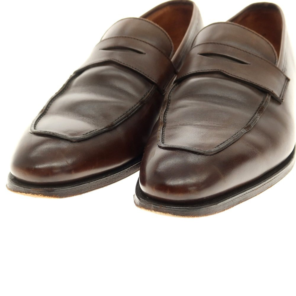 [Used] Crockett &amp;amp; Jones 5749 Hand Grade Coin Loafer Brown [Size 8D] [BRW] [S/S/A/W] [Condition Rank C] [Men&