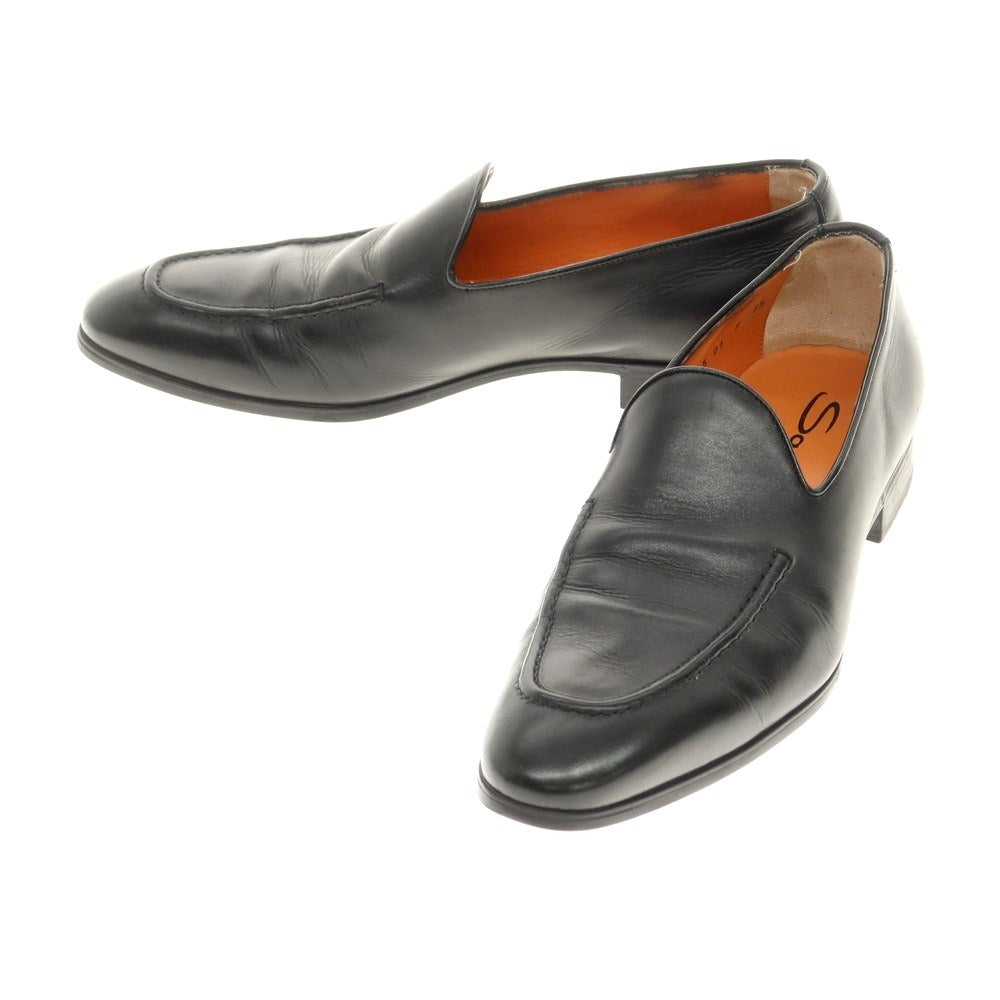 [Used] Santoni U-tip Vamp Loafers Black [Size 8 1/2] [BLK] [S/S/A/W] [Condition Rank C] [Men&