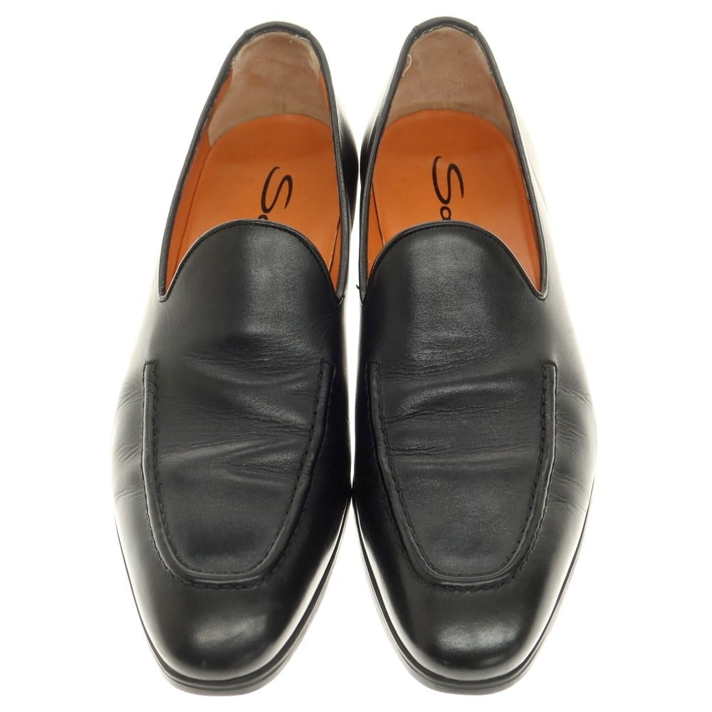 [Used] Santoni U-tip Vamp Loafers Black [Size 8 1/2] [BLK] [S/S/A/W] [Condition Rank C] [Men&