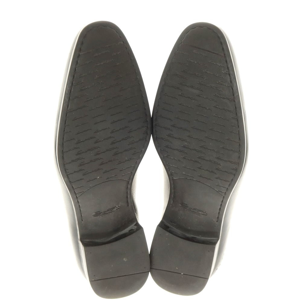 [Used] Santoni U-tip Vamp Loafers Black [Size 8 1/2] [BLK] [S/S/A/W] [Condition Rank C] [Men&