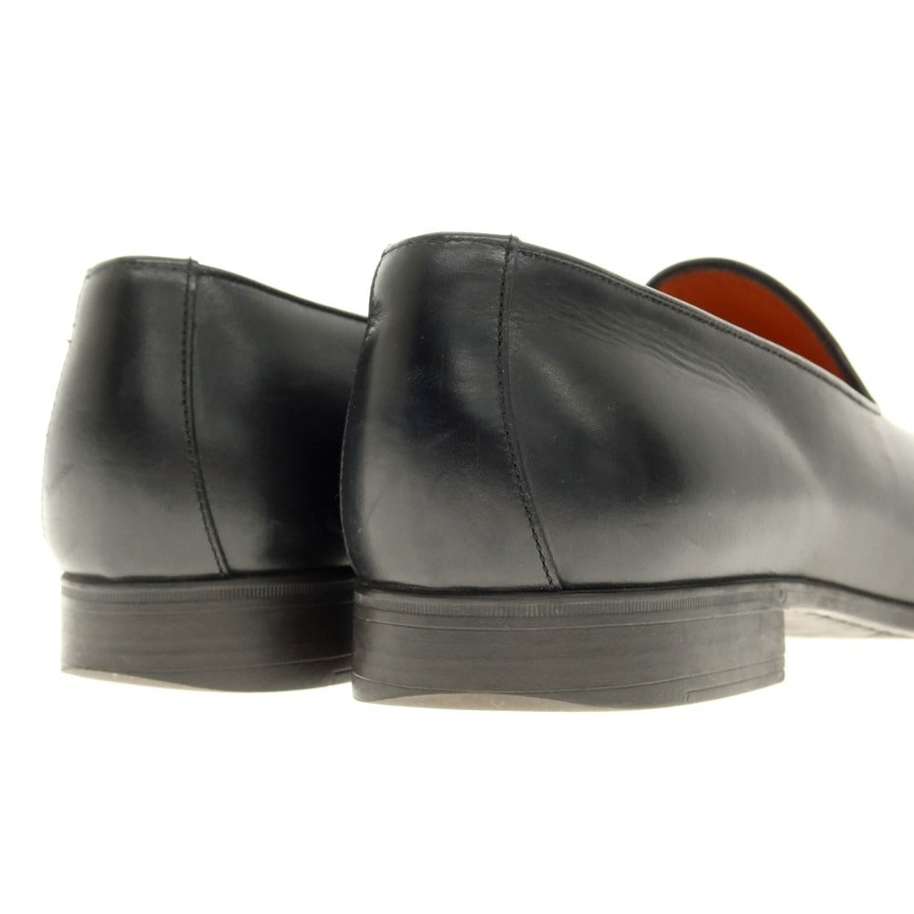 [Used] Santoni U-tip Vamp Loafers Black [Size 8 1/2] [BLK] [S/S/A/W] [Condition Rank C] [Men&