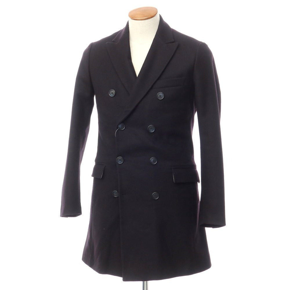 [Used] Mr. Rick Tailor Wool Nylon Double Chesterfield Coat Black Navy [Size 46] [NVY] [A/W] [Condition Rank B] ​​[Men&