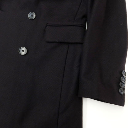 [Used] Mr. Rick Tailor Wool Nylon Double Chesterfield Coat Black Navy [Size 46] [NVY] [A/W] [Condition Rank B] ​​[Men&