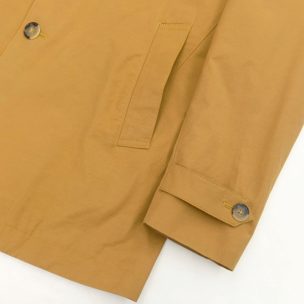 [Used] ROYAL ROW Cotton Nylon Balmacaan Coat Yellow Ochre [46] [Condition Rank C] [Men&