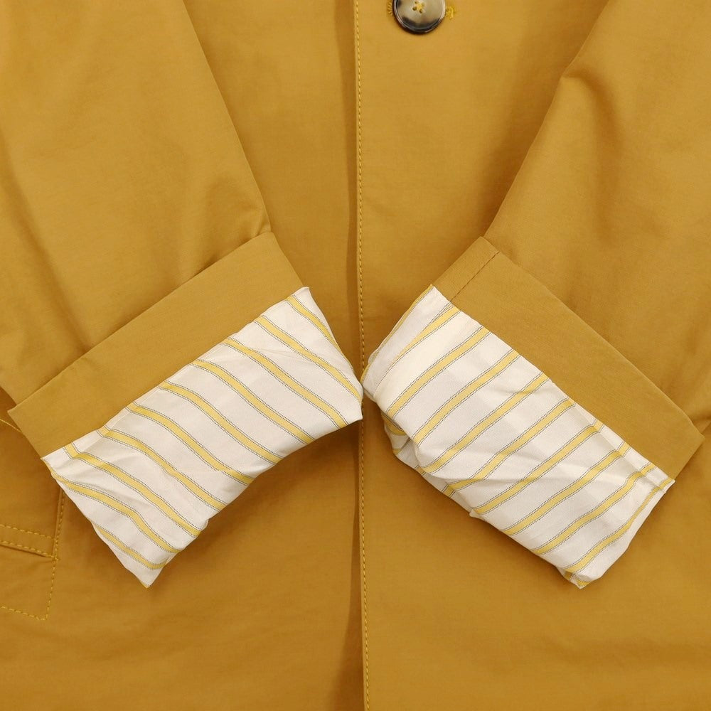 [Used] ROYAL ROW Cotton Nylon Balmacaan Coat Yellow Ochre [46] [Condition Rank C] [Men&