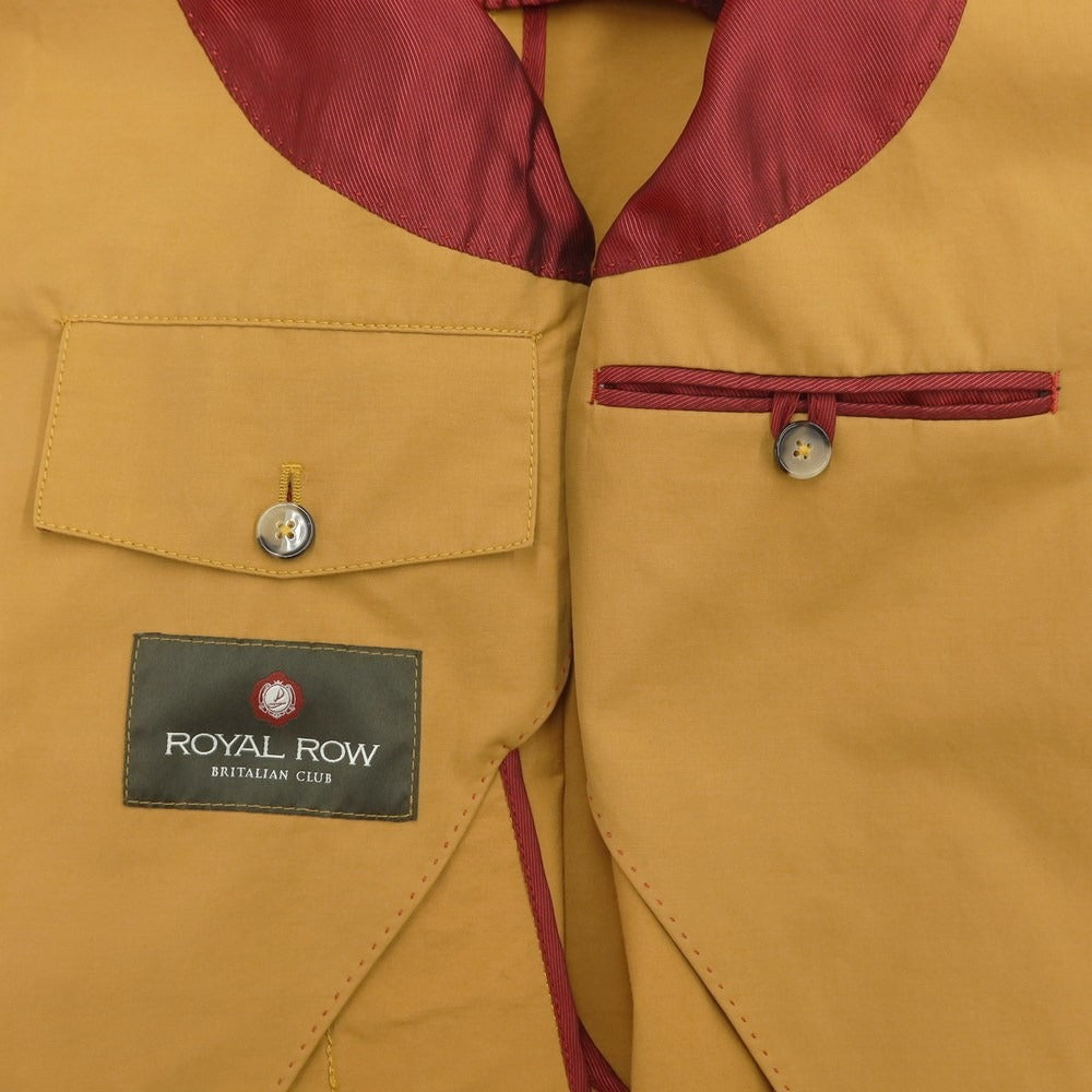 [Used] ROYAL ROW Cotton Nylon Balmacaan Coat Yellow Ochre [46] [Condition Rank C] [Men&