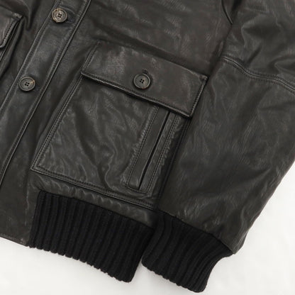 [Used] RUFFO Leather Jacket Blouson Black [Size 46] [BLK] [A/W] [Condition Rank C] [Men&