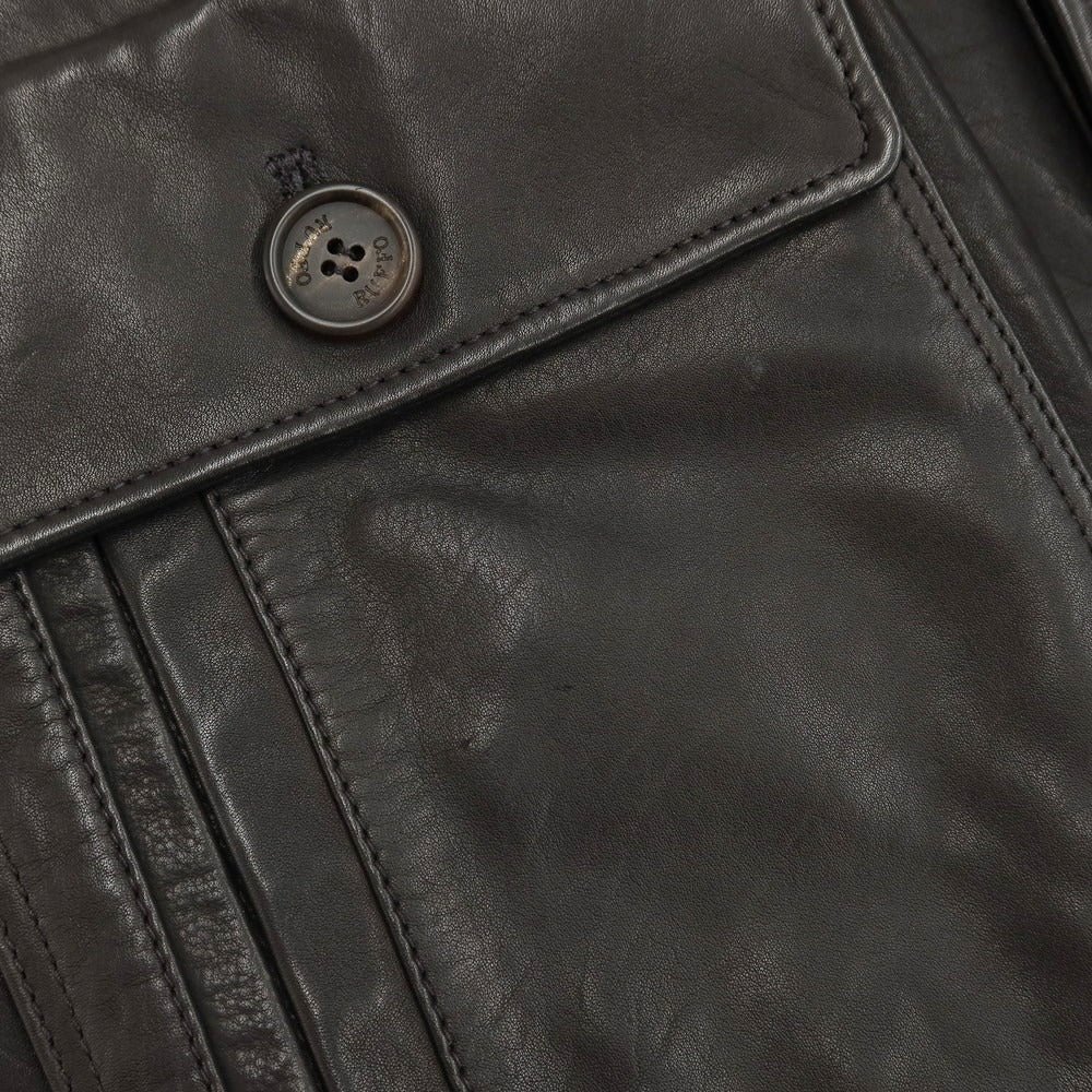 [Used] RUFFO Leather Jacket Blouson Black [Size 46] [BLK] [A/W] [Condition Rank C] [Men&