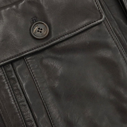 [Used] RUFFO Leather Jacket Blouson Black [Size 46] [BLK] [A/W] [Condition Rank C] [Men&