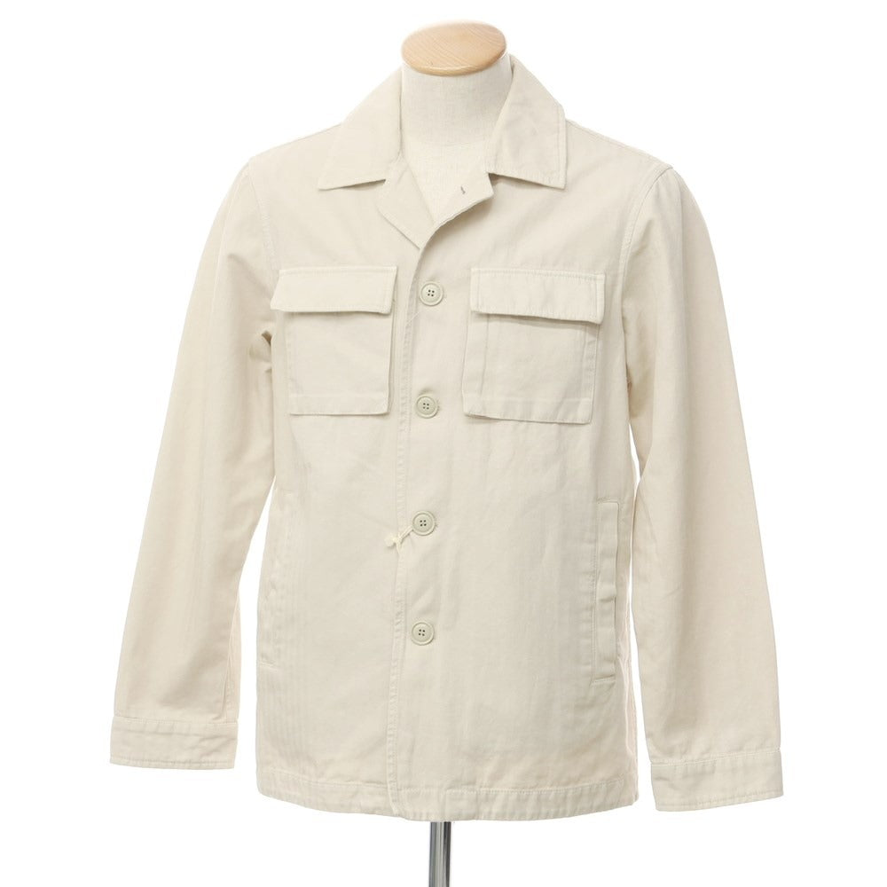 [Used] ASPESI Cotton Linen Work Jacket Light Beige [S] [Condition Rank C] [Men&