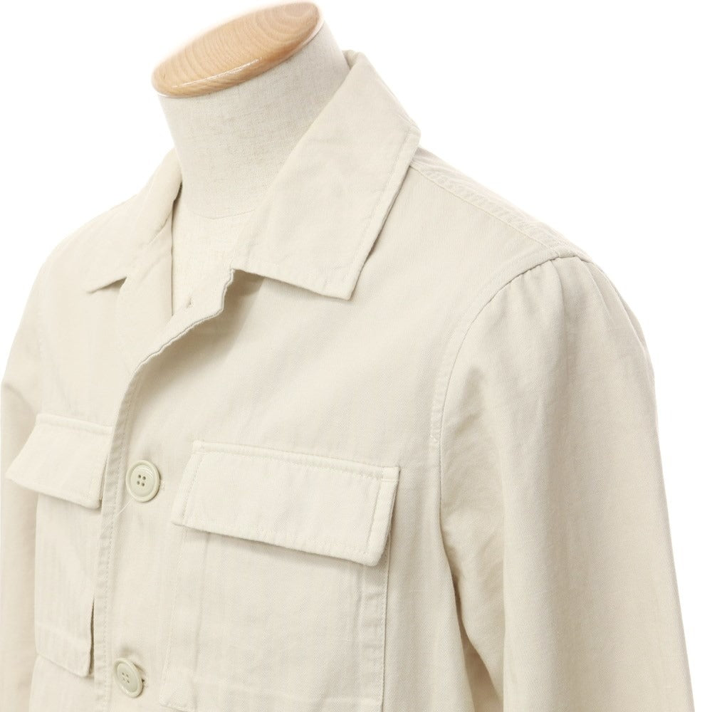 [Used] ASPESI Cotton Linen Work Jacket Light Beige [S] [Condition Rank C] [Men&