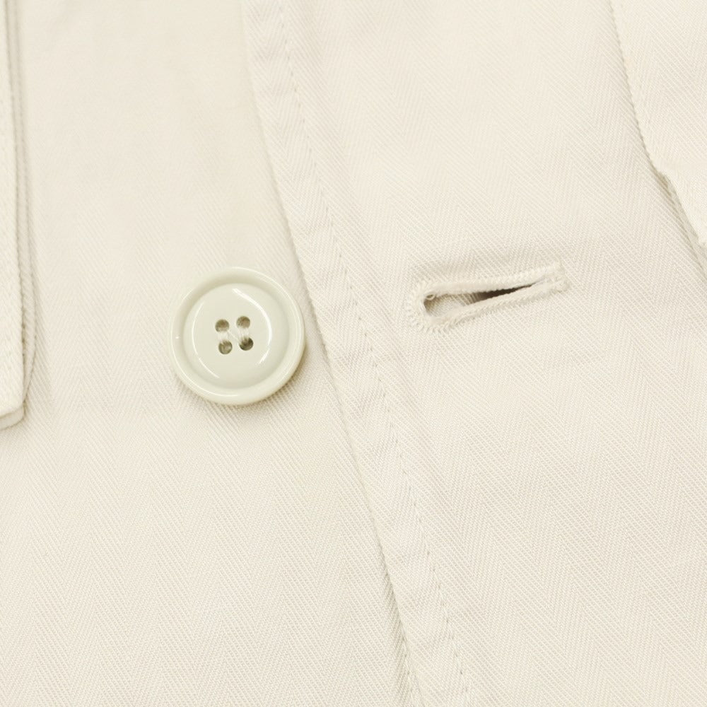 アスペジ ASPESI コットンリネン ワークジャケット ライトベージュサイズS Used] ASPESI Cotton Linen Work Jacket Light Beige [S