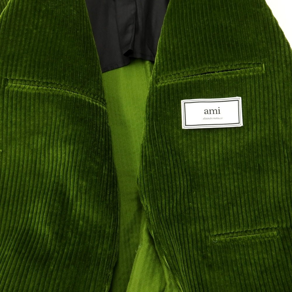 [Used] AMI Alexandre Mattiussi Cotton Corduroy 2B Casual Jacket Green [Size 46] [GRN] [A/W] [Condition Rank C] [Men&